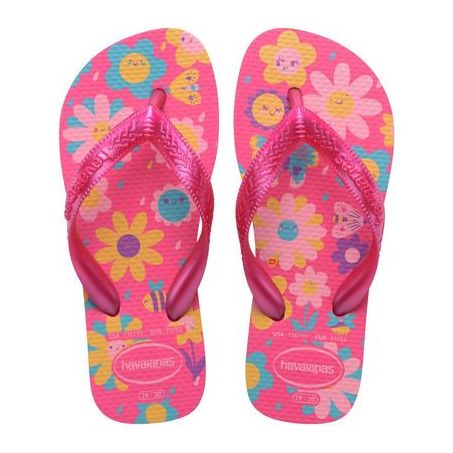 CHINELO HAVAIANAS KIDS FLO 31/32 ROSA FLUX PAR