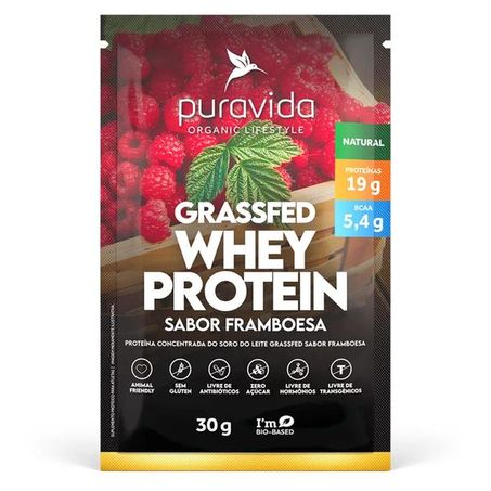 Grassfed Whey Framboesa Sache 30g