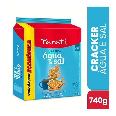 Biscoito Parati Água E Sal 740G