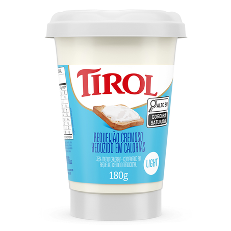 REQUEIJÃO TIROL CREMOSO LIGHT 180G