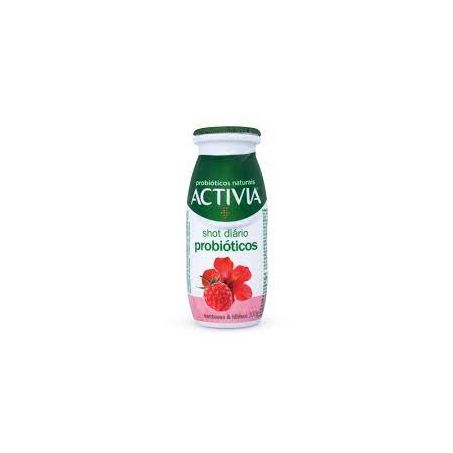 LEITE FERMENTADO ACTIVIA SHOT FRAMBOESA E HIBISCO 100G