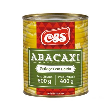 ABACAXI EM CALDA CBS PEDACOS 400GR