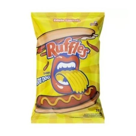 Batata e.chips ruflles 70gr hot dog