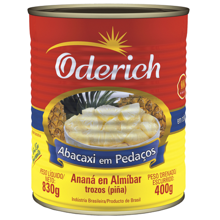 ABACAXI EM CALDA ODERICH PEDAÇOS 400G