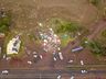 Veja agora as imagens aéreas da destruição em Descanso