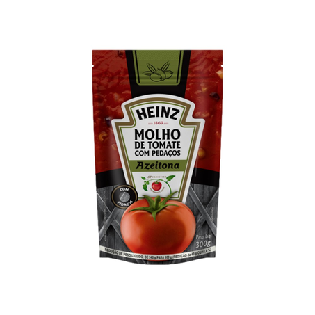 Molho de Tomate com Pedaços de Azeitona Heinz 300G