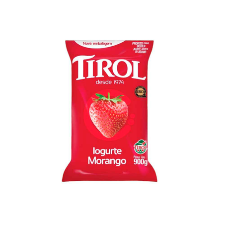 Iogurte Tirol Morango Pacote 900G