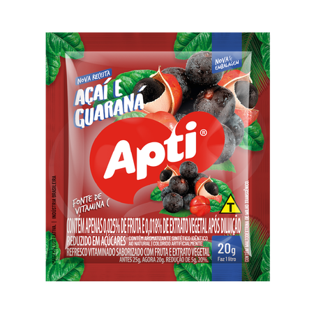 Refresco Apti Açaí/Guaraná 20g