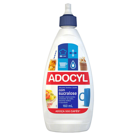 Adoçante Adocyl Leve 160ml, Pague 140ml - Sucralose