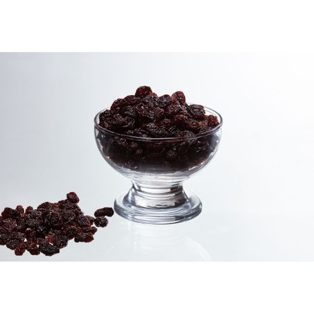 Frutas secas tozetto - uva passas preta sem semente bandeja 180g