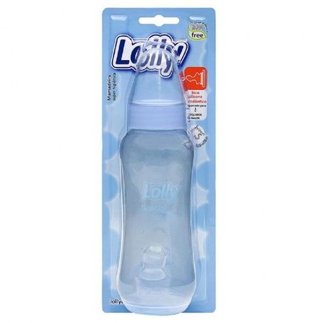 Mamadeira Lolly Special Silicone Azul 250ml