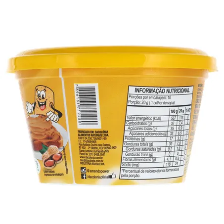 Creme de Amendoim DaColônia Paçoca 200g 360-18