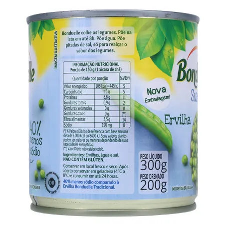 Ervilhas Bonduelle Suave 200g 360-28