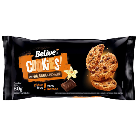 Bisc cookies belive gotas choco 67g