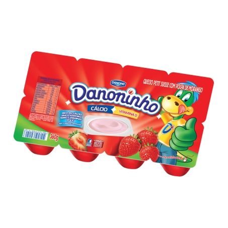 Danoninho morango bandeja 320g