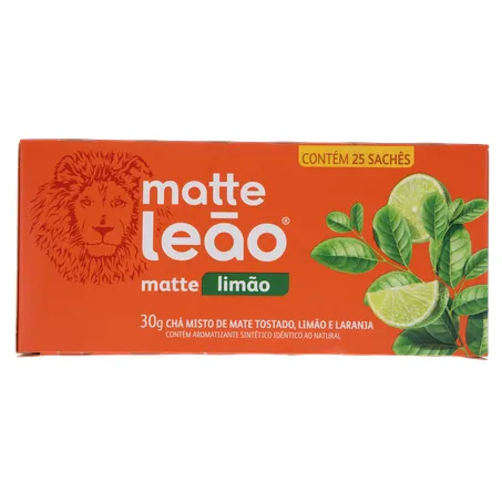 Chá Matte Leão Limão Sachê 25UN 360-2