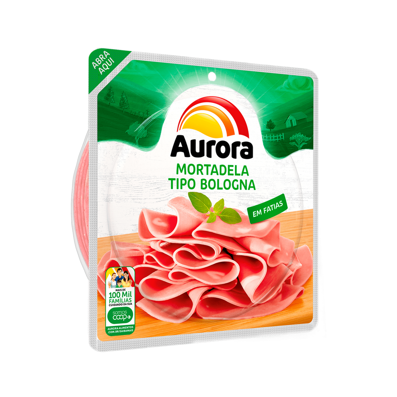 Mortadela Aurora Bologna Fatiada 180g 
 