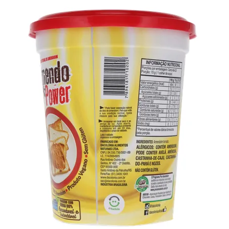 PASTA DE AMENDOIM DACOLÔNIA AMENDO POWER POTE 500G 360-2