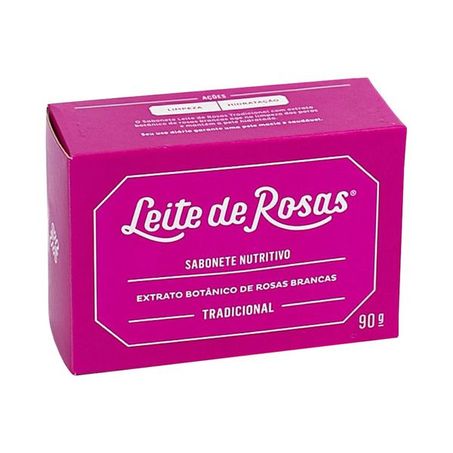 SABONETE LEITE DE ROSAS ORIGINAL 90G
