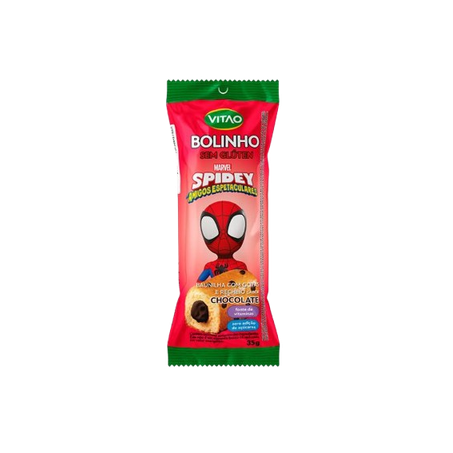 Bolinho Vitao Baunilha Com Chocolate Disney 35g