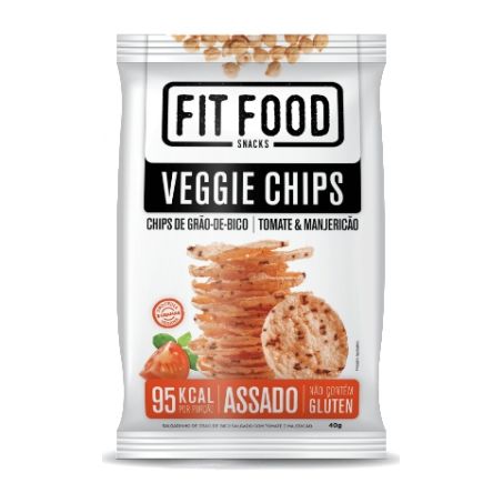 Snack Fit Food Grão De Bico Tomate/Manjericão 40g