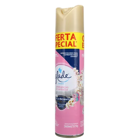 Desodorizador Glade Lembrança de Infância 360Ml 360-24