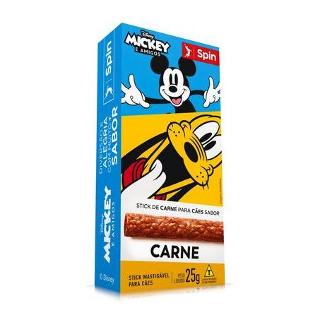 PALITOS MICKEY CAES 25G CARNE