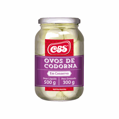 OVOS DE CODORNA  CBS 300G (072918)