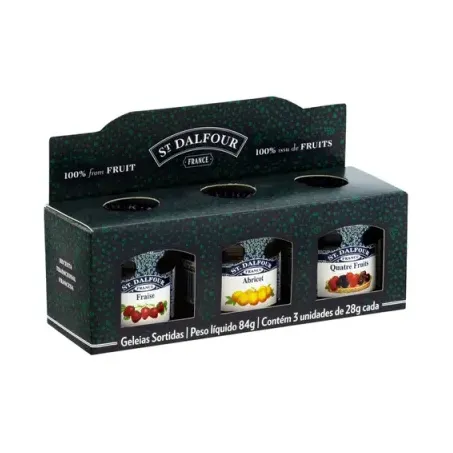 Kit 3 Geléias Dalfour Sortidas 84g