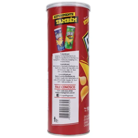 SALGADINHO BATATA STRIKE CHURRASCO POTE 90G 360-25