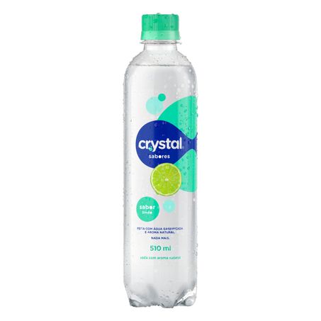 Água crystal sabores limão 510ml