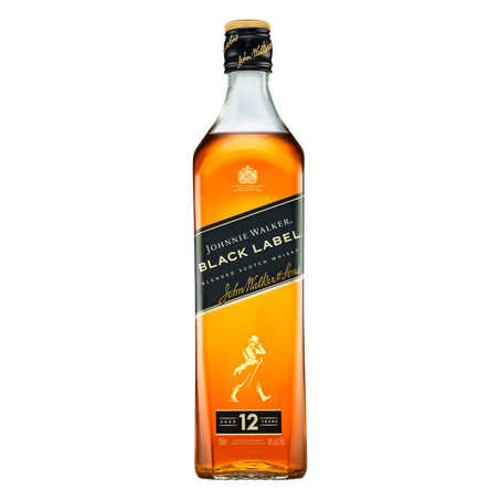 Whisky Escocês Blended Black Label Johnnie Walker Garrafa 750m