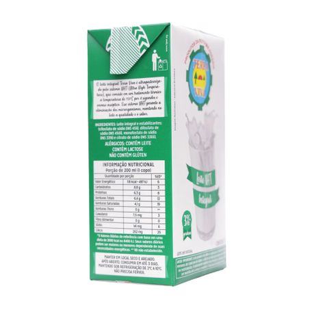 Leite UHT Integral Terra Viva Caixa 1lt 360-20