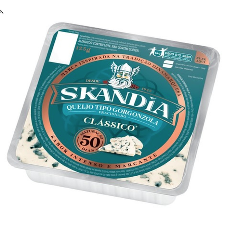 QUEIJO SKANDIA -125G TIPO GORGONZOLA