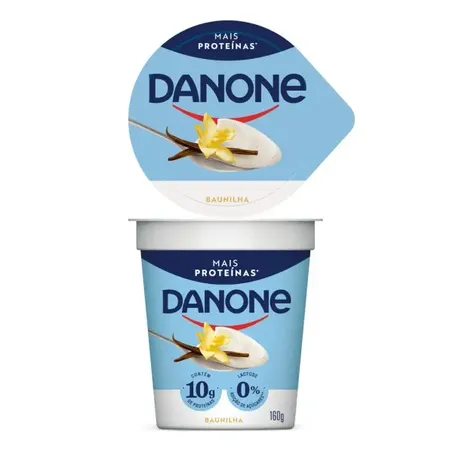 Iogurte danone c/ proteina baunilha 160g