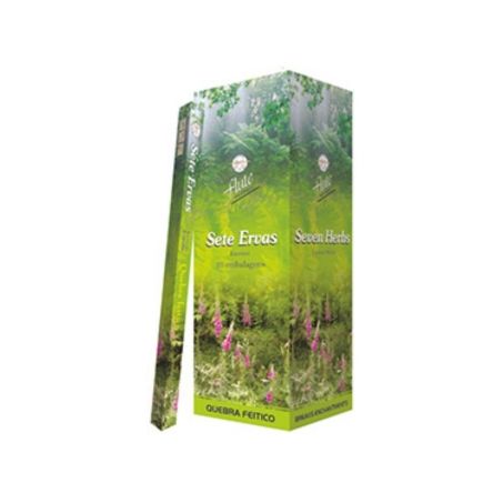 Incenso sete ervas c/8