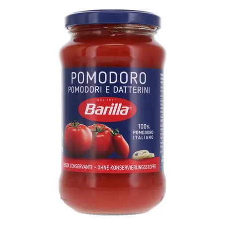 MOLHO TOMATE BARILLA POMODORO E DATTERINI 400G 360-1