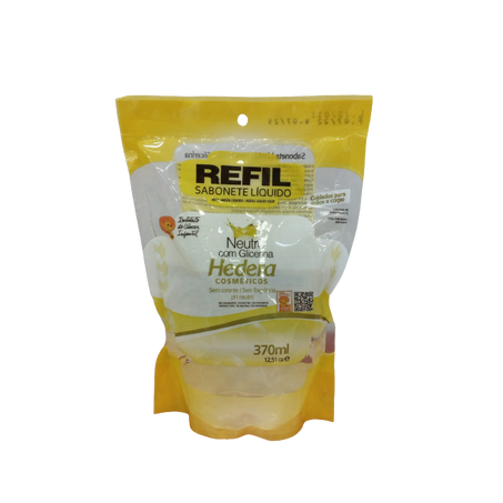 SABONETE LÍQUIDO HEDERA 370ML RF NEUTRO GLICERINA