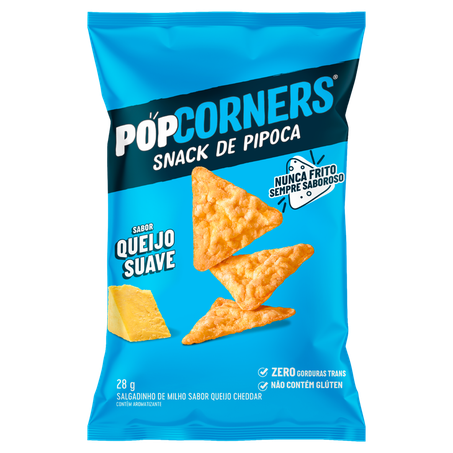 Salgadinho Popcorners White Cheddar 28g