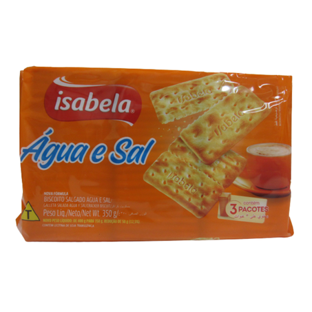 BISCOITO AGUA/SAL ISABELA 350G