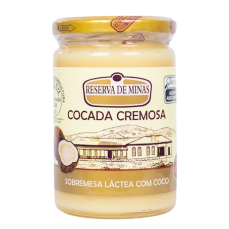 Doce Cocada Reserva De Minas 650g Cremosa Coco