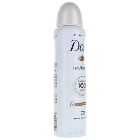 Antitranspirante Aerosol Dove Invisible Dry Violeta e Frésia Branca Frasco Spray 150ml 360-31