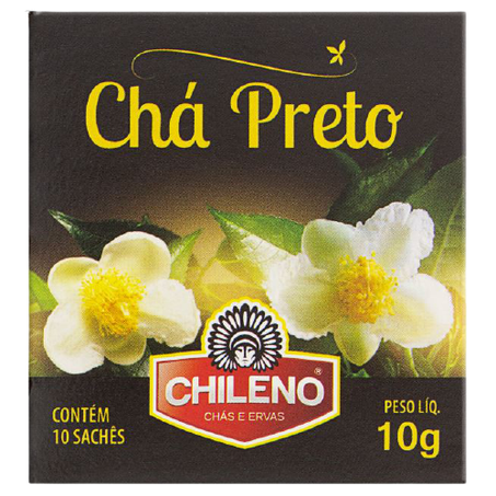 Chá preto chileno com 10 sachês