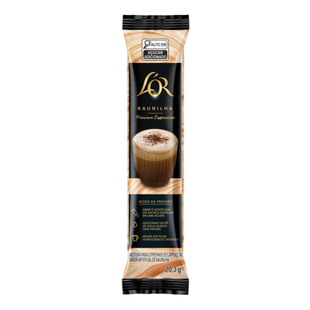 Cappuccino Lor 20g - Baunilha - Sachê