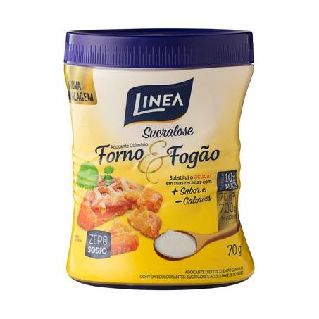Adoçante Culinário em Pó Linea Sucralose Pote 70G