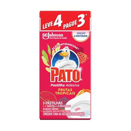 PASTILHA SANIT. PATO PURIFIC FRUT ADESIVO C/3 L4P3