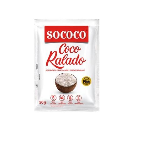 COCO RALADO SOCOCO 50G CX 50.0