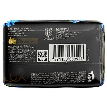 SABONETE LUX BOTANICALS GLICERIN LIRIO AZUL 85G 360-3