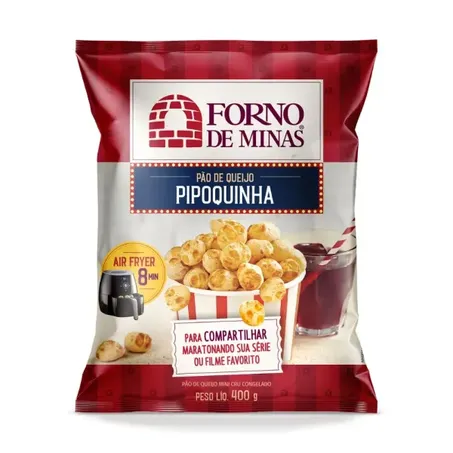 FORNO DE MINAS PAO DE QUEIJO PIPOQUINHA 400G