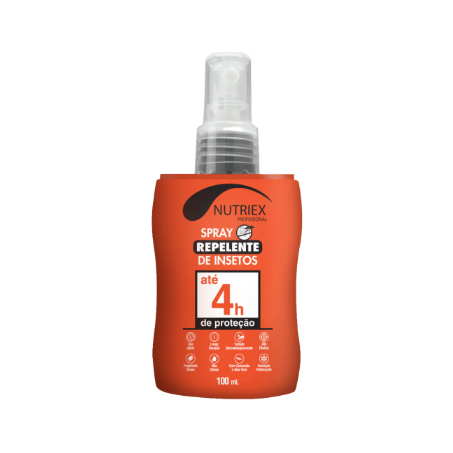 REPELENTE PROFISSIONAL 4HRS DE PROTEÇÃO 100ML NUTRIEX SPRAY